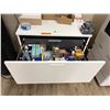 Image 3 : Group of Misc Office Items, Stationary & Cabinet