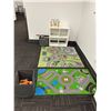 Image 1 : L2 - Children's Play Mats, Toys and 4 Way Shelf - 30x15.5x30"