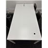 Image 2 : L2 - White Wooden Table w/ 4 Chairs - 71x35x29.5"