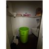 Image 1 : L2 - Contents of Closet - Garbage Can on Wheels, Garbage Bags, Cleaning Products, Etc.