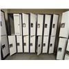 Image 1 : L2 - Bank of Lockers - (x14) Lockers - 84x22x75.5"