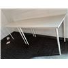 Image 1 : L2 - 2pc White Office Tables - 59x29.5x38.5"