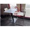 Image 1 : L2 - 3 pc - Bar Table w/ Stools - 28x28x36"