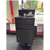 Image 1 : L2 - Uline Rolling Computer Desk Station w/ 2 Drawers & Door
