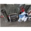 Image 1 : L2 - Group - Fellowes Paper Shredder, Vornado Tower Fan, Umbrella Holder w/ Umbrellas