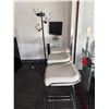 Image 1 : L2 - Group - (x3) White Stools, Table, HP Monitor & Standing Light