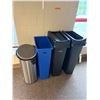Image 1 : L2 - 4pc - Uline Garbage Cans