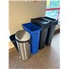 Image 2 : L2 - 4pc - Uline Garbage Cans