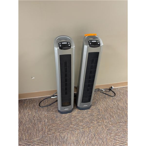 L2 - 2pc - Air King Oscillating Tower Fans