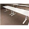 Image 2 : L2 - 3pc - Adjustable Height White Office Desks/Tables - 63x31.5" Top