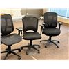 Image 3 : L2 - 5pc - Black Rolling Adjustable Office Chairs