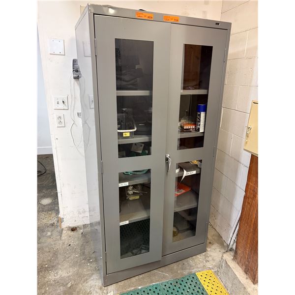L2 - Uline Steel Cabinet - 4 Shelves - 36x24x72"