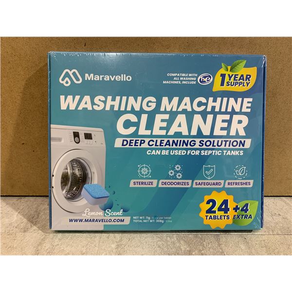 28 Pack - Washing Machine Cleaner Deep Cleaning Solution