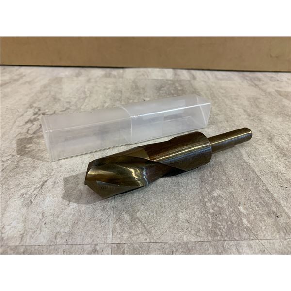 27.5mm Drill Bit 1/2" Reduced Shank 3-Flat M2 High-Speed Steel Twist