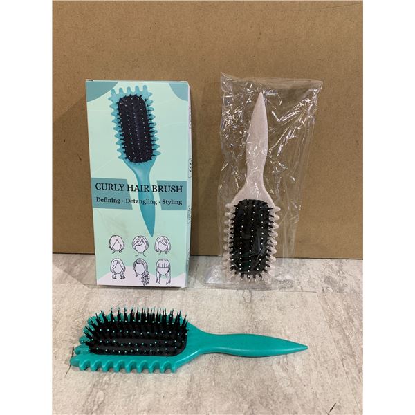 2 Pack - Curly Hair Brush