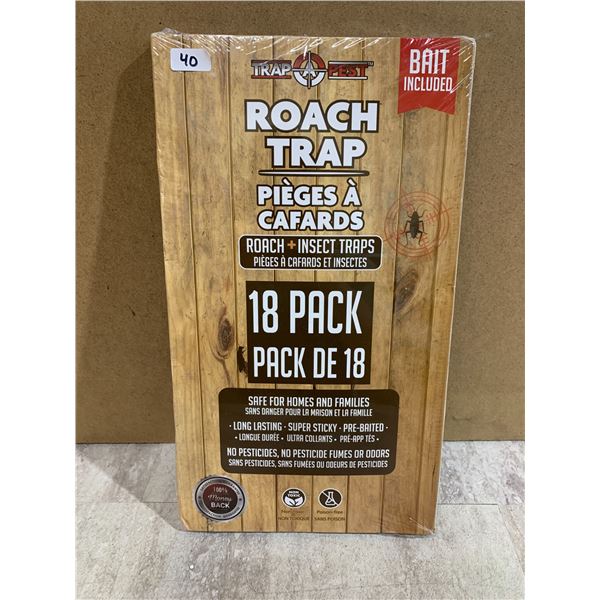 18 Pack - Roach Trap Includes Bait