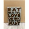 Image 1 : Metal Inspirational Sign