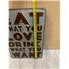 Image 2 : Metal Inspirational Sign