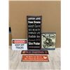 Image 1 : Mixed Lot Of Metal Signs