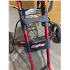 Image 2 : Bagboy Foldable 3 Wheel Golf Bag Push Cart - Red