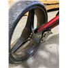Image 7 : Bagboy Foldable 3 Wheel Golf Bag Push Cart - Red