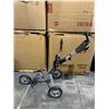 Image 1 : Express Foldable 3 Wheel Golf Bag Pushcart - Gray