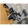 Image 4 : Express Foldable 3 Wheel Golf Bag Pushcart - Gray