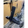 Image 9 : Express Foldable 3 Wheel Golf Bag Pushcart - Gray