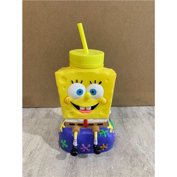Portable Spongebob Cup - With Straw
