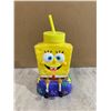 Image 1 : Portable Spongebob Cup - With Straw