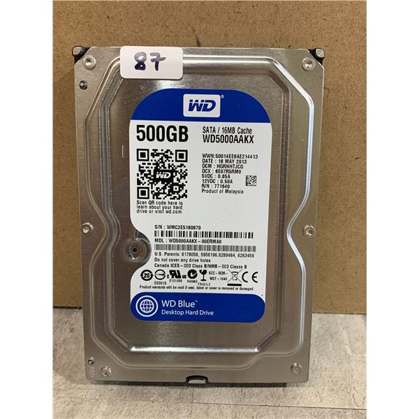 WD Blue 500 GB Computer Hard Drive