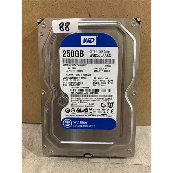 WD Blue 250 GB Computer Hard Drive
