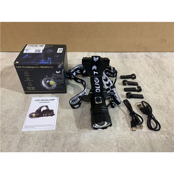 Rechargable LED Waterproof Headlamp