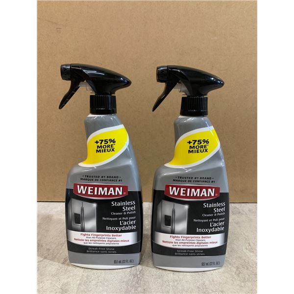 2 Pack - Weiman Stainless Steel Cleaner And Polisher