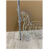 Image 5 : Metal Wire White Unicorn Basket