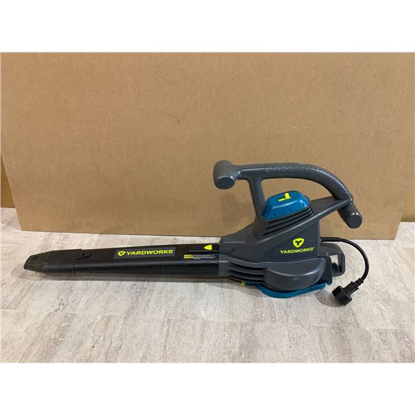 Yardworks 12 Amp Electric Leaf Blower - 12A Motor