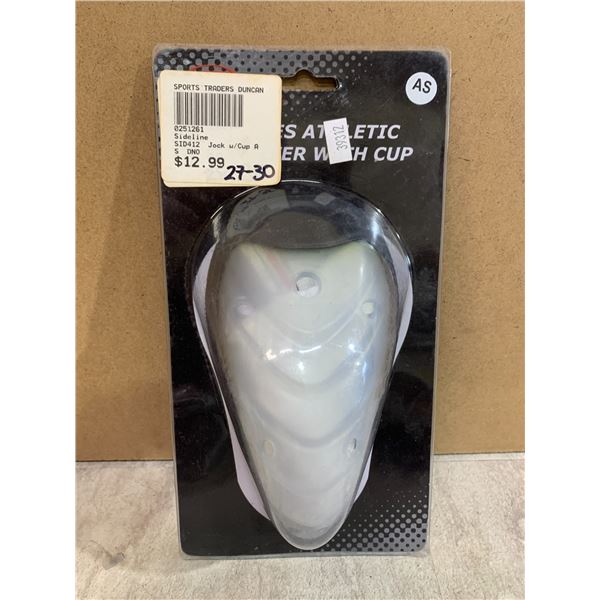 Sidelines Sports Athletic Supporter With Cup - Adult Small