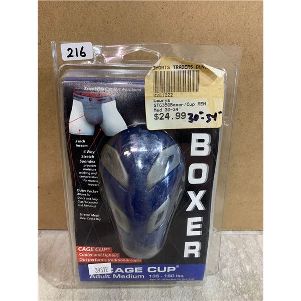 Safetgard Supporter With Cage Cup - Adult Medium 135 - 160 Lbs Ages 12 - Up