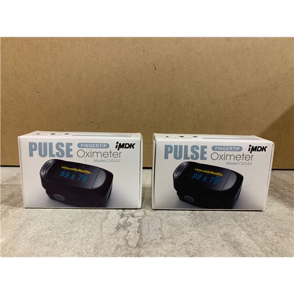 Lot Of 2 PULSE Fingertip Oximeter - Model C101A6