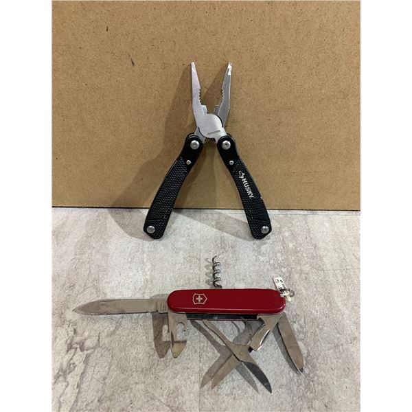 Husky & Swiss Lot Of 2 Multi Tools