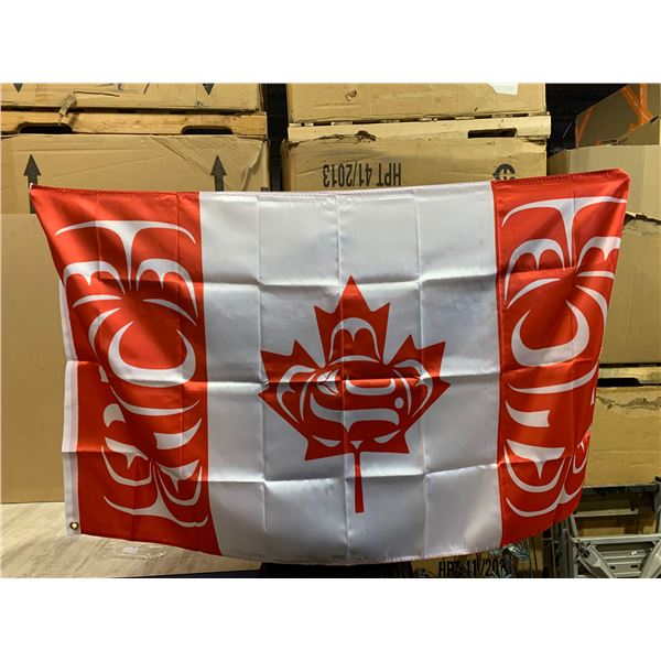 First Nations Design Canadian Flag / Banner