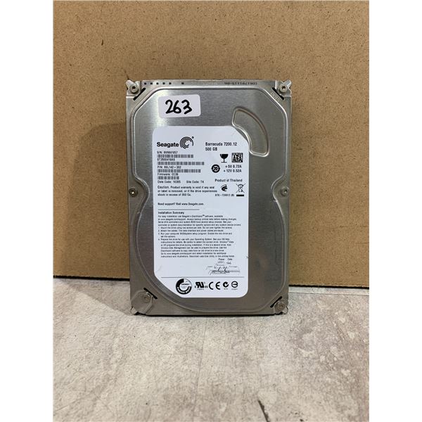 Seagate Computer Hard Drive 500 GB - Formatted