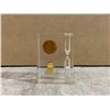 Image 3 : Poured Resin - Penny, Sand Timer & Zinc