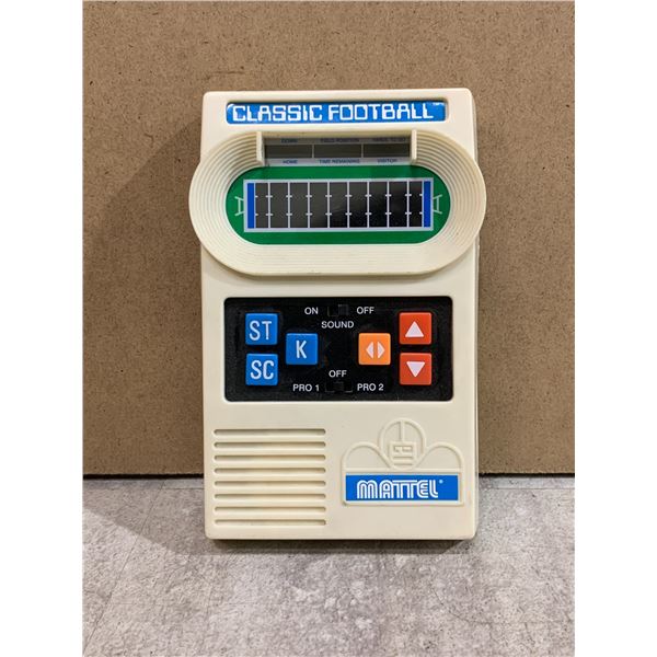 1977 Vintage Collectible Matel Electronics Football Handheld Game