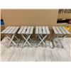 Image 2 : Lot Of 4 Foldable Aluminium Chairs