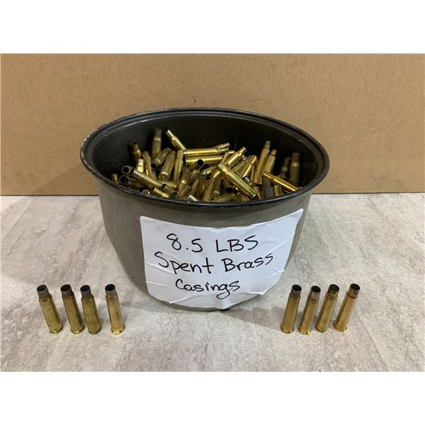 8.5 LBS Of Spent Brass Casings