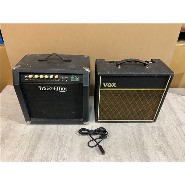 Lot Of 2 Amplifiers - Vox & Trace Elliot