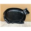 Image 4 : Iron Sizzler Platter - Cow Shaped