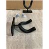 Image 4 : Guitar Wall Mount Hanger Metal Square 2 Pack