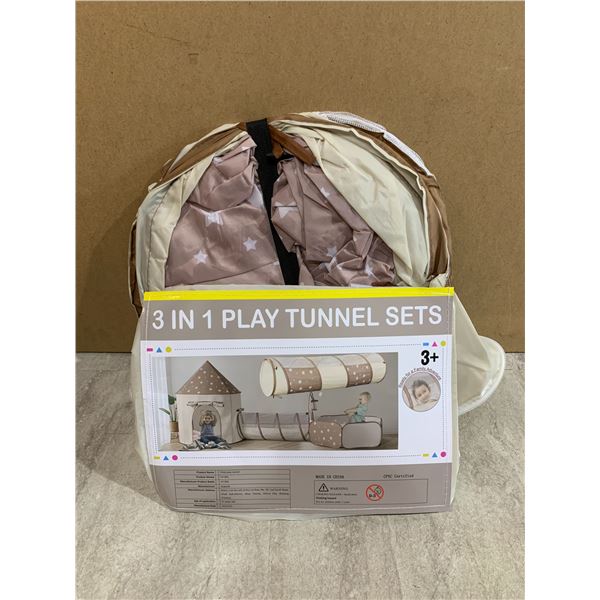3 In 1 Play Tunnel Sets - For Children 3 And Up